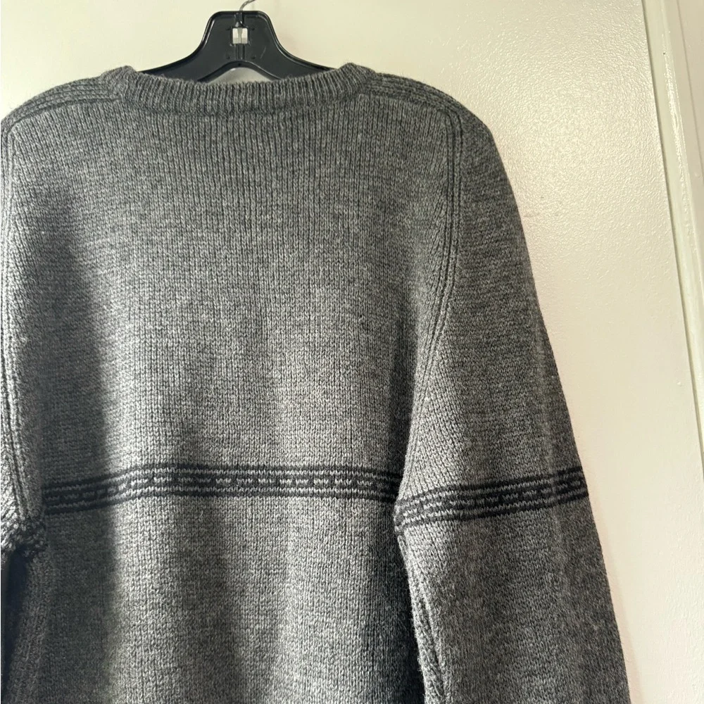 Vintage J Crew Men’s 100% Wool Heavy Chunky Knit Sweater Size XLT